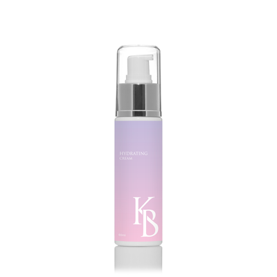 Kaloneo Beauty Hydrating Cream front bottle with pink label, lightweight moisturiser for hydrated and balanced skin.